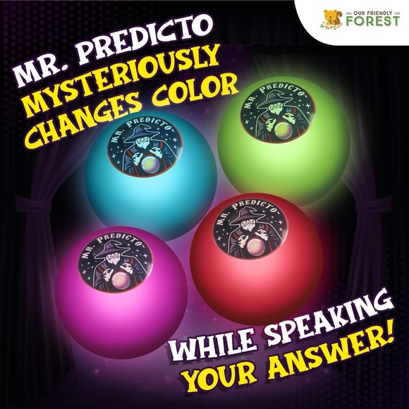 Mr. Predicto Fortune Teller Crystal Ball - Ask a Question & He Speaks The Answer - Picture 5 of 12